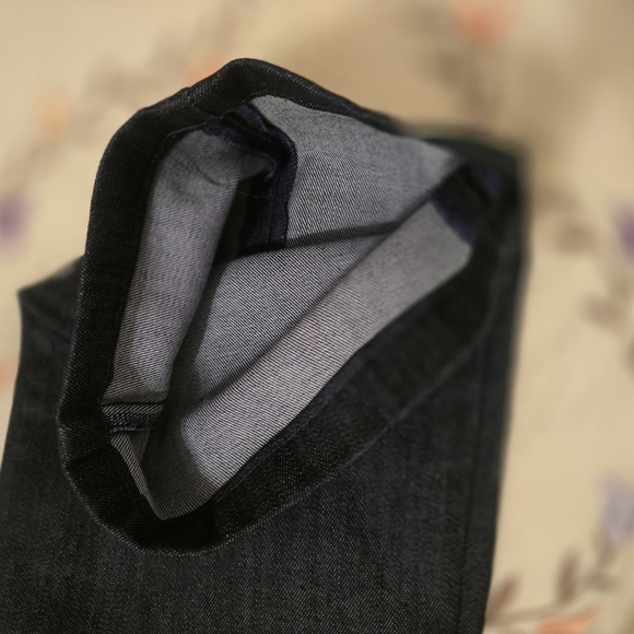 NWT Ann Taylor Loft Womens Dark Wash Bootcut Jeans Belt Loops Sz 2 27.5 Inseam - Picture 8 of 16